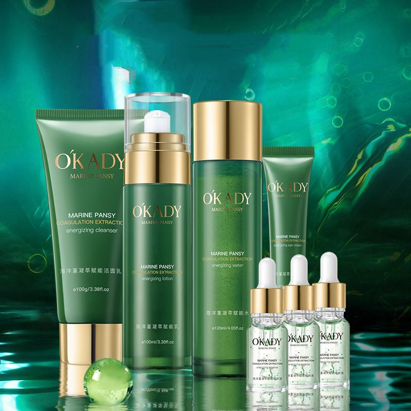 Plant Skin Care Product Set Water Lotion Moisturizing Full Set Of Cosmetics Plant Skin Care Product Set Water Lotion Moisturizing Full Set Of Cosmetics